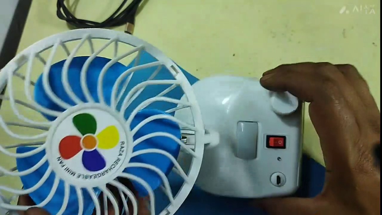 how to repair dc mini fan repair  rechargeable portable