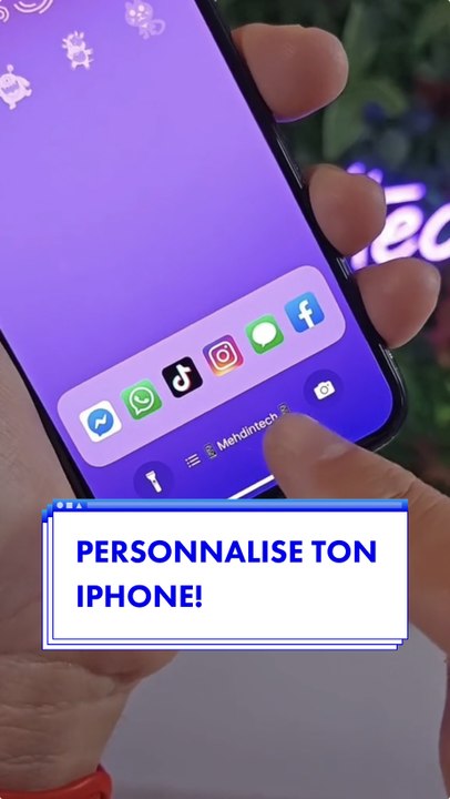 PERSONNALISE TON IPHONE AVEC TON NOM SUR L’ÉCRAN DE VERROUILLAGE