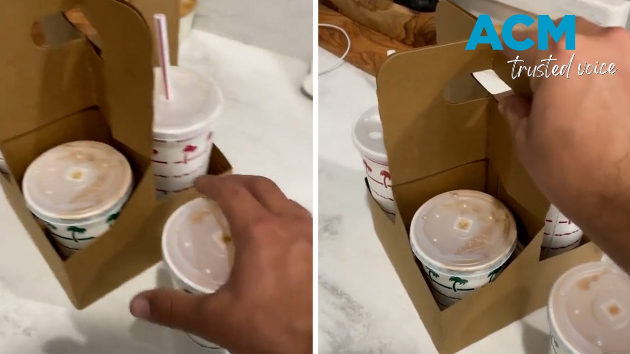 Tiktoker discovers mind-blowing coffee tray hack