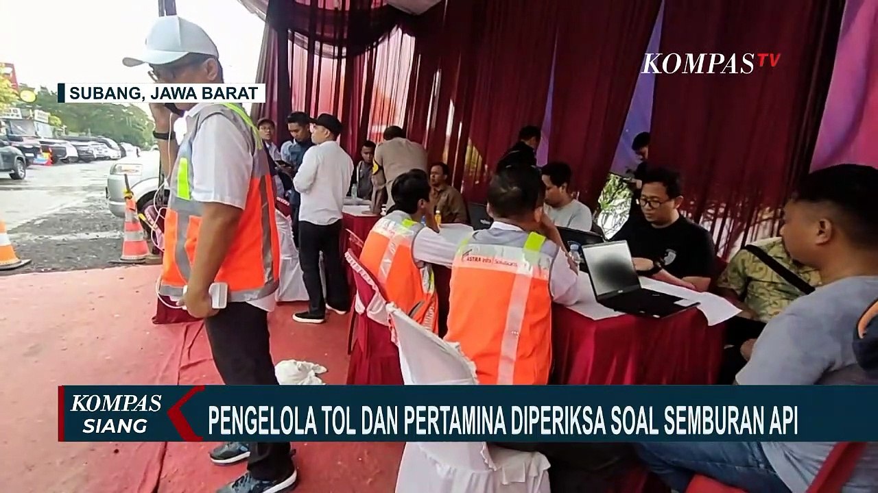 Semburan Api di Rest Area 86 Tol Cipali, Polisi Periksa Sejumlah Pihak!