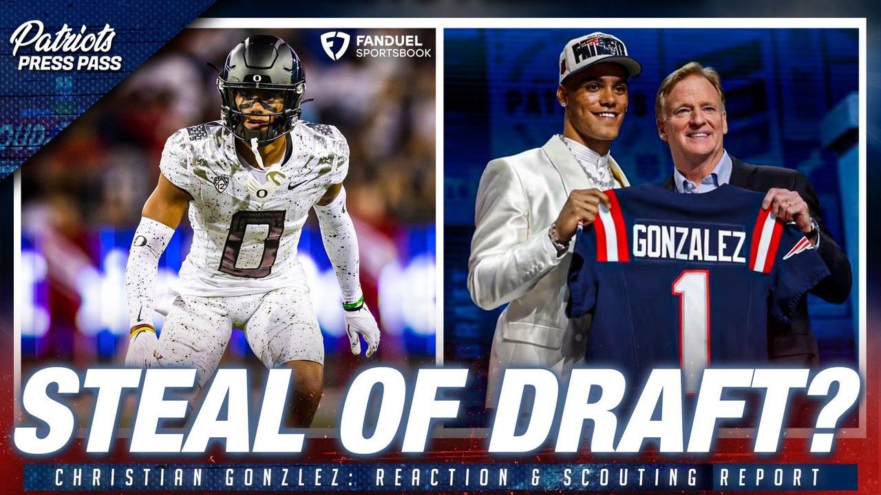 Christian Gonzalez to Patriots REACTION & Scouting Report