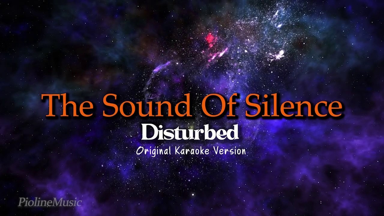 Disturbed - Sound of Silence (Karaoke Version) 🎤 | Original Track by Pioline Music