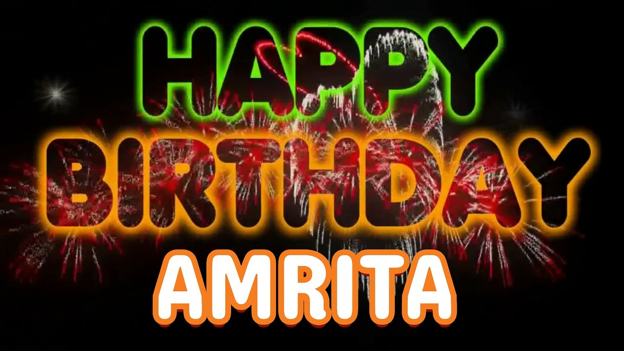 AMRITA Happy Birthday Song – Happy Birthday AMRITA - Happy Birthday Song - AMRITA birthday song