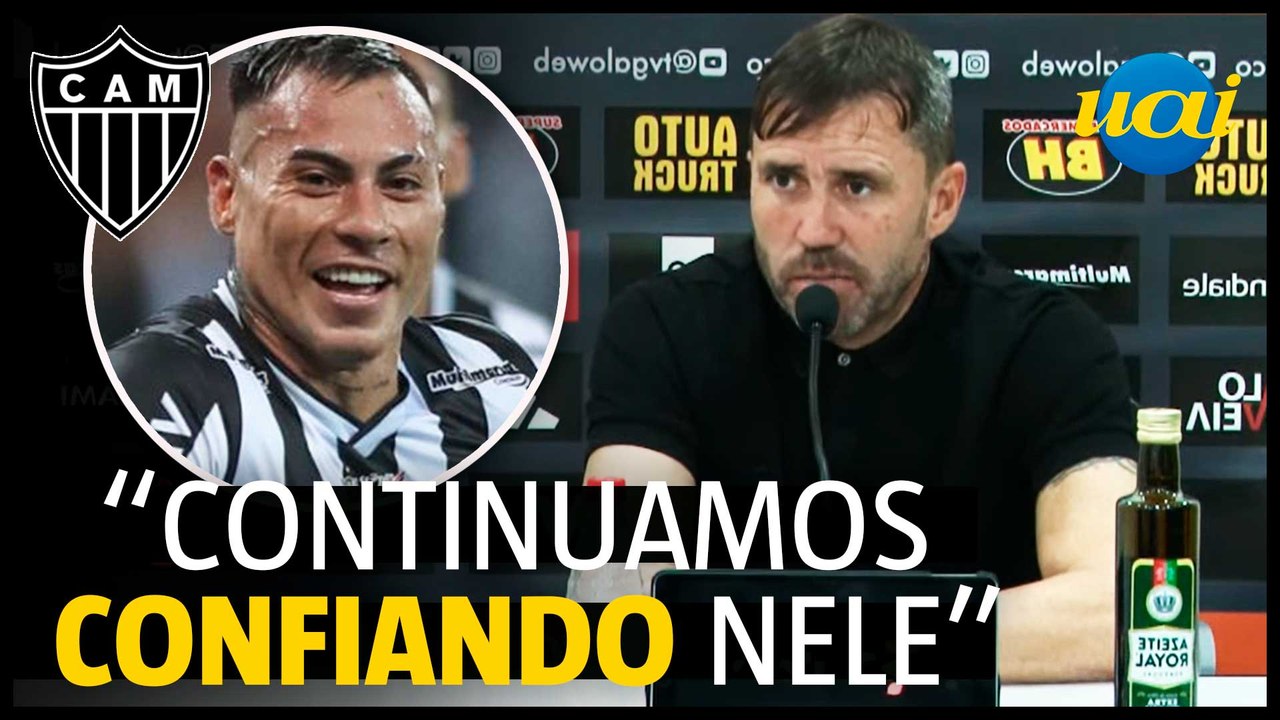 Coudet defende Vargas no Atlético: 'Alta intensidade'