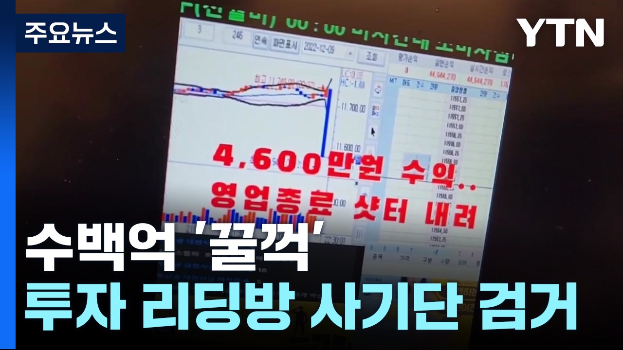 "유튜브로 고수익 보장"...투자 리딩 사기 일당 검거 / YTN