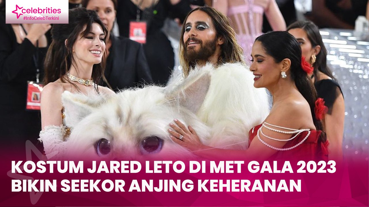 Kostum Jared Leto di Met Gala 2023 Bikin Seekor Anjing Keheranan