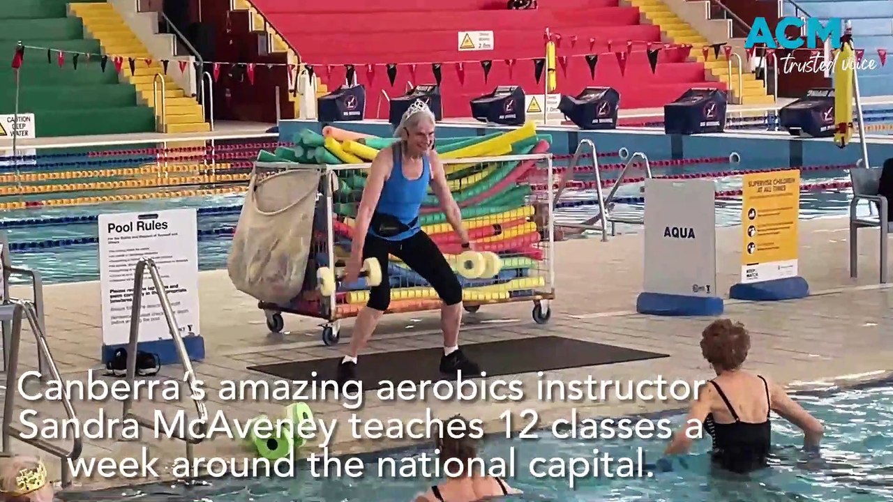 Octogenarian aerobics instructor sets example for active living