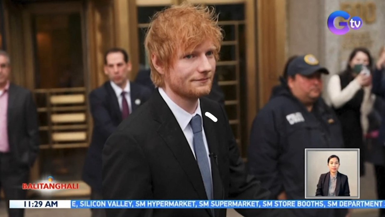 Ed Sheeran, not guilty sa copyright claims case na isinampa laban sa kanya para sa kantang "Thinking Out Loud" | BT