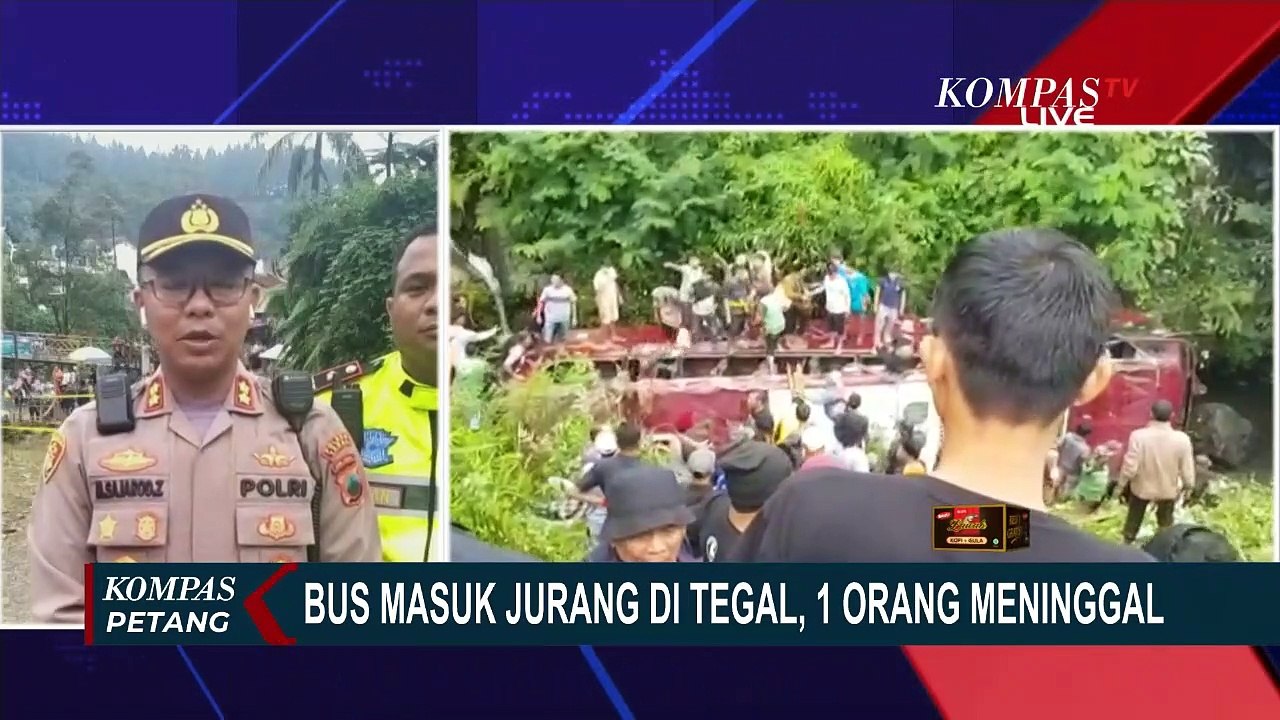 Badan Bus Belum Dievakuasi dari Dasar Jurang, 20 Korban Luka Dilarikan ke RSUD Soesilo Slawi Tegal