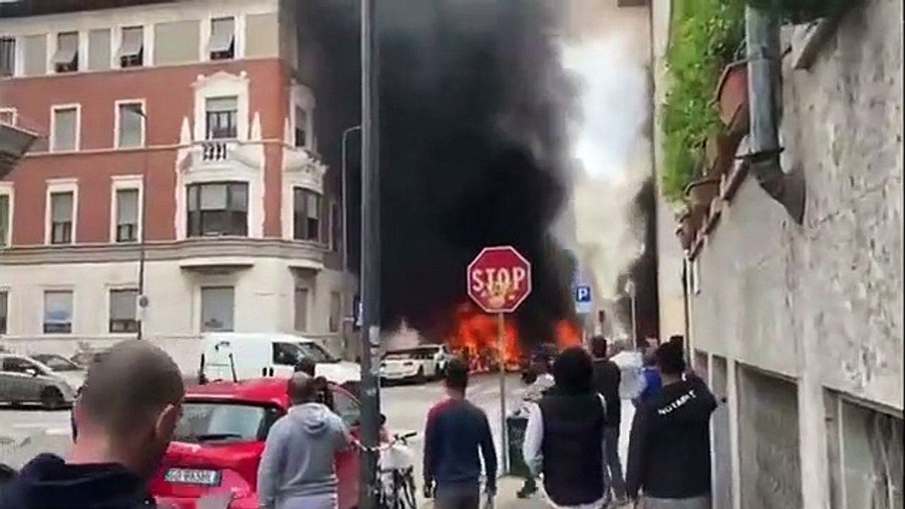 explosão, Milão