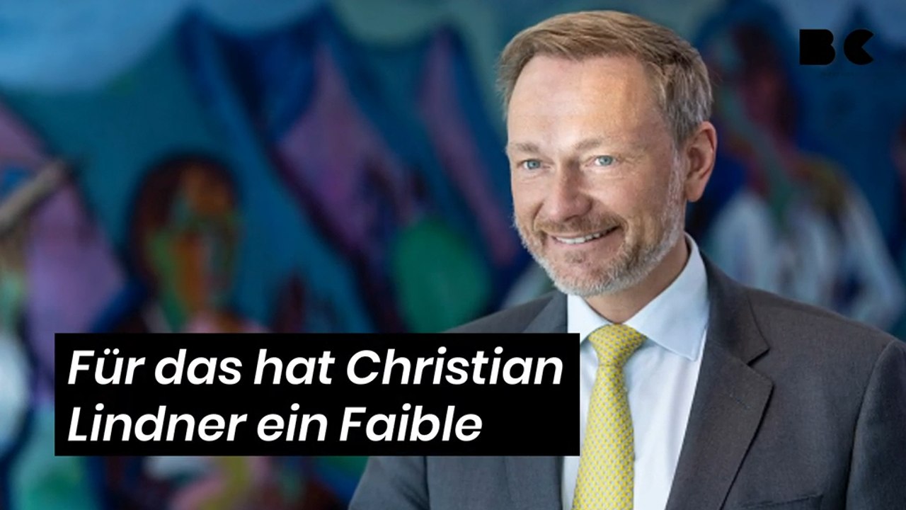 Für das hat Christian Lindner ein Faible