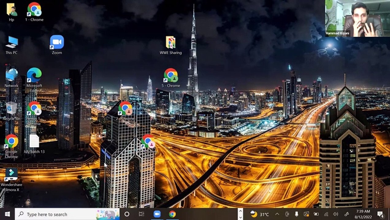 Facebook Sharing Class 7 - Hammad Kiyani