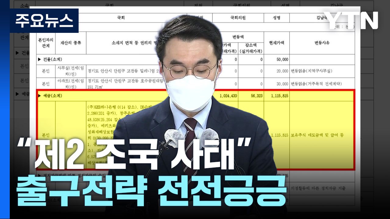 김남국 향한 "정의 코스프레, 제2 조국 사태"...출구전략 전전긍긍 / YTN