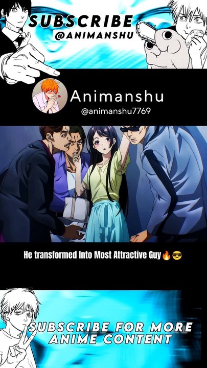 Loner Bullied Boy Transform into Handsome Guy #anime #viral #shorts #animememes #animeedit