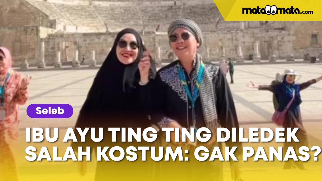 Ibu Ayu Ting Ting Liburan ke Yordania Pakai Baju Hitam, Diledek Tak Panas 😮