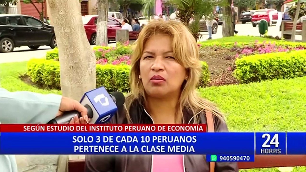 IPE: solo tres de cada 10 peruanos pertenecen a la clase media