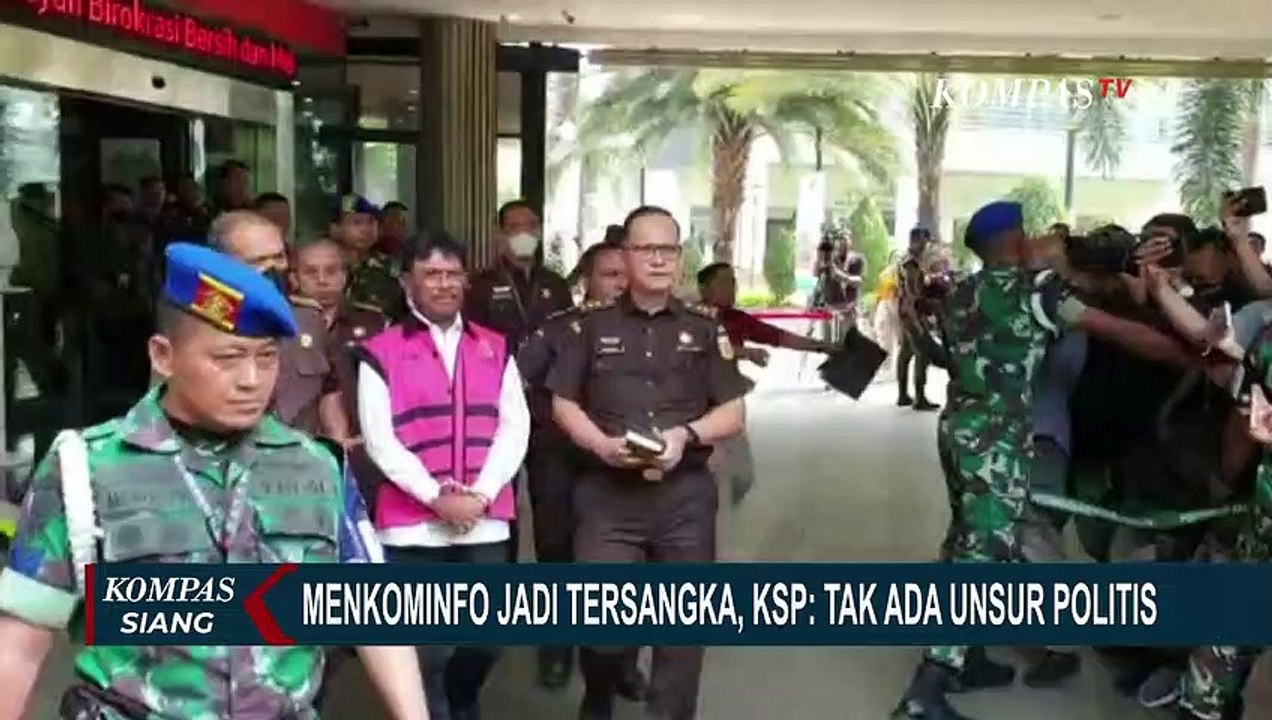Menkominfo Johnny G Plate Jadi Tersangka, KSP: Tidak Ada Unsur Politis