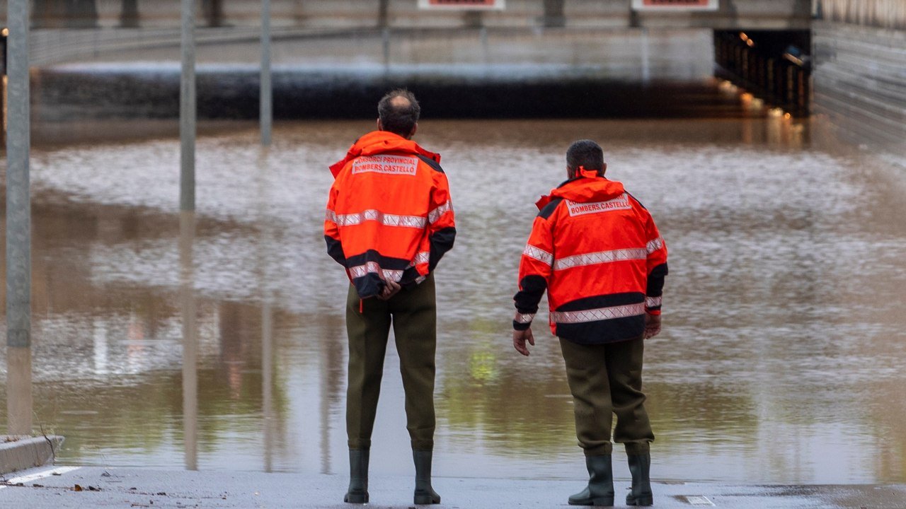Intensas lluvias en Castellón