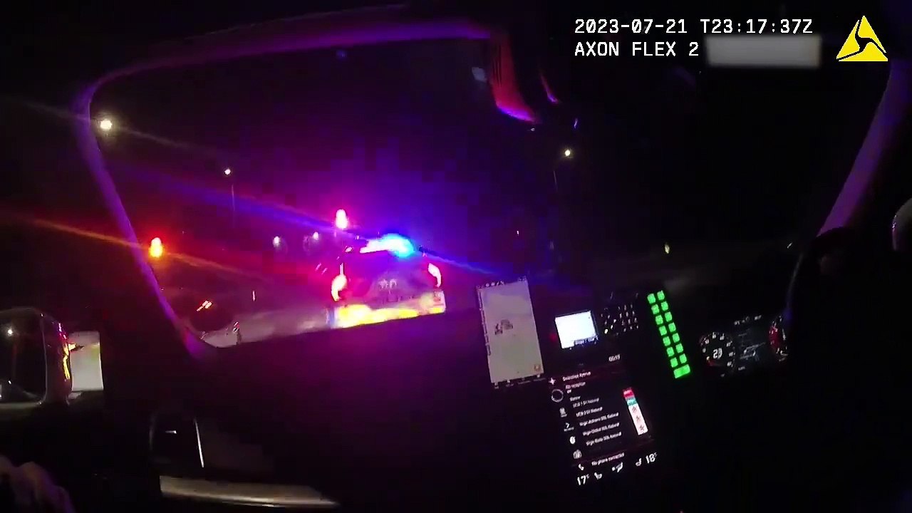 Police bodycam footage shows jewellery burglary arrests