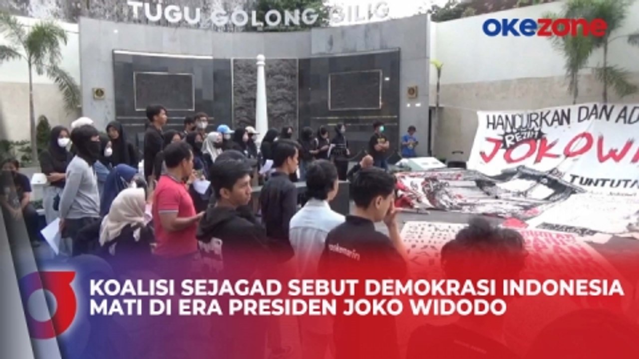 Koalisi Sejagad Gelar Aksi Tolak Hasil Pemilu 2024, Sebut Demokrasi Indonesia Mati di Era Presiden Joko Widodo