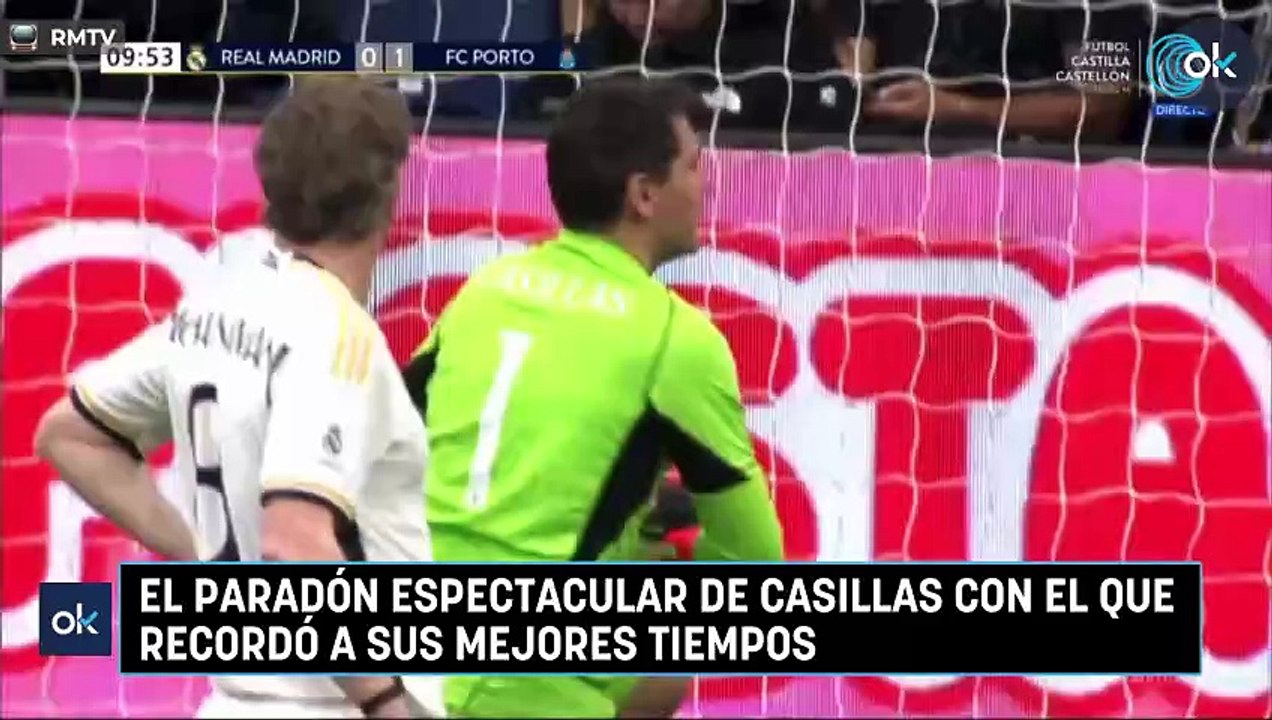 El paradón espectacular de Casillas con el que recordó a sus mejores tiempos