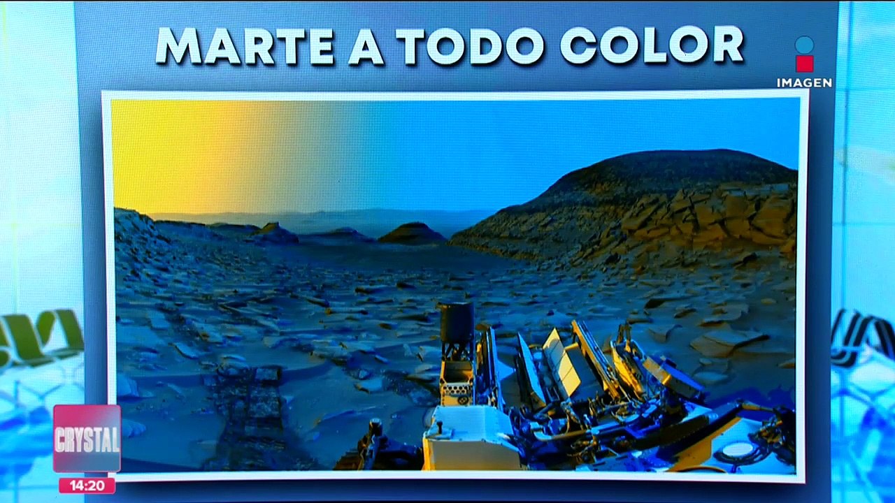 Rover Curiosity, de la NASA, captura imágenes de Marte