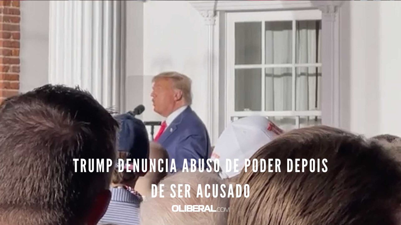 Trump denuncia abuso de poder depois de ser acusado