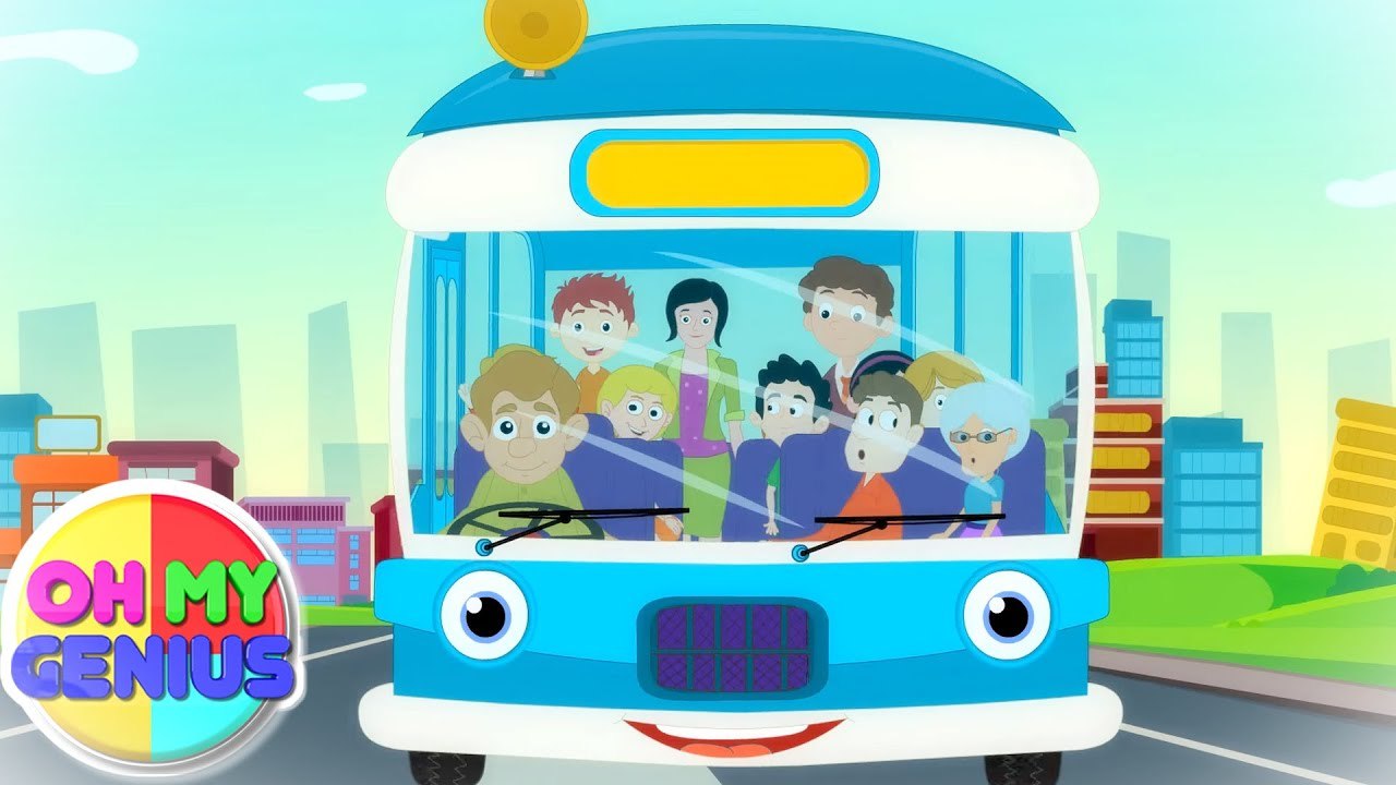 Wheels On The Bus, Nursery Rhymes For Children