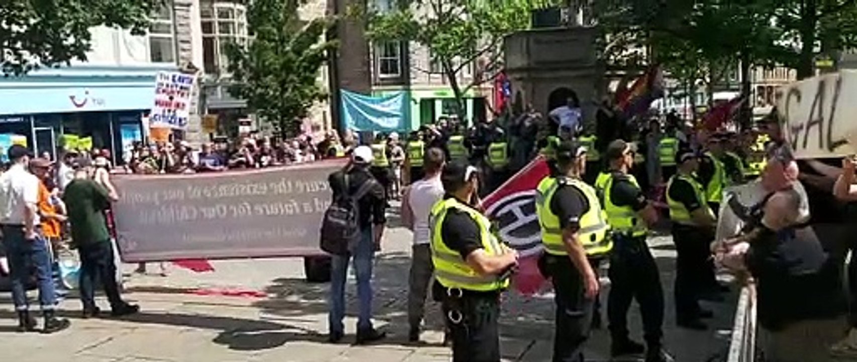 Elgin Rally protests