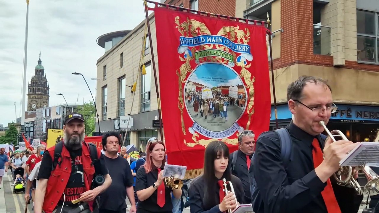 Sheffield rally marks anniversary of the 'Battle of Orgreave'