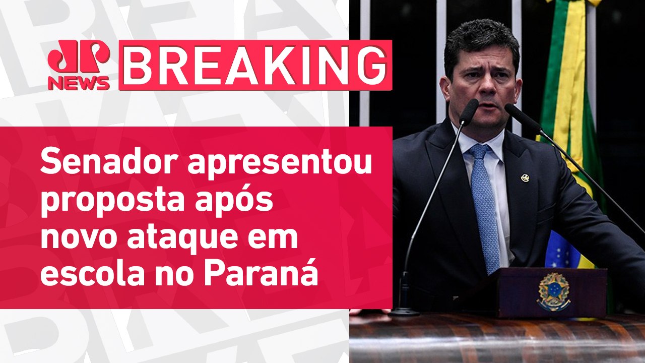 Moro apresenta relatório de PL que tipifica o crime de massacre I BREAKING NEWS