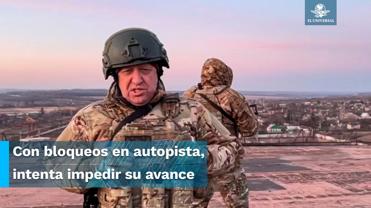 Llegan las columnas del grupo Wagner a Lipetsk, a 340 kilómetros de Moscú