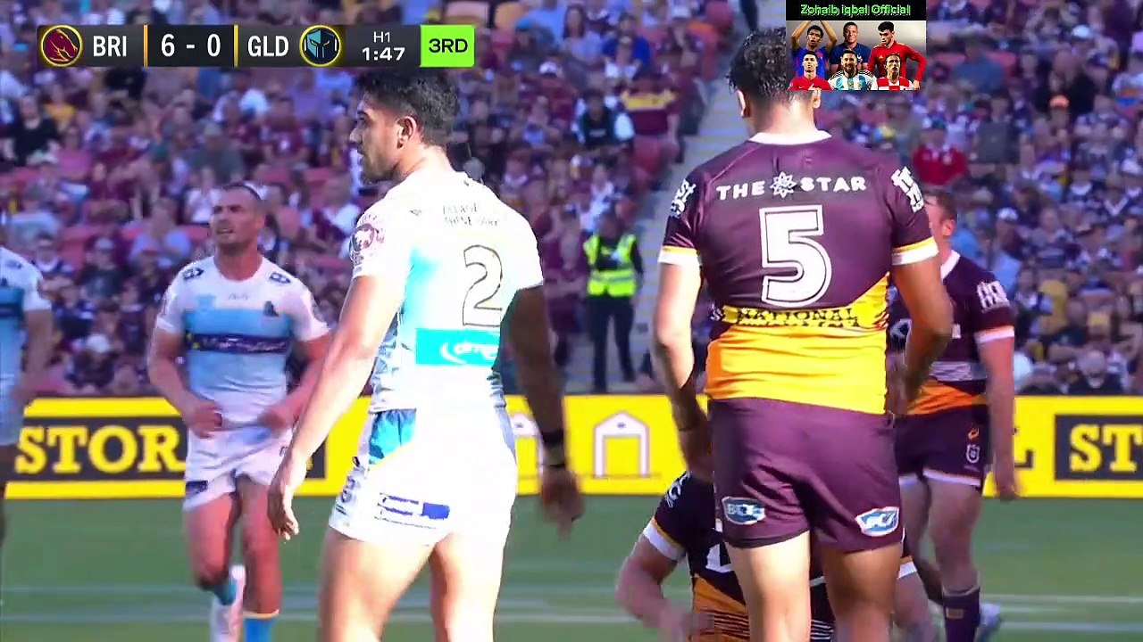 NRL 2023 Brisbane broncos vs Gold Coast Titans Highlights June 25,2023