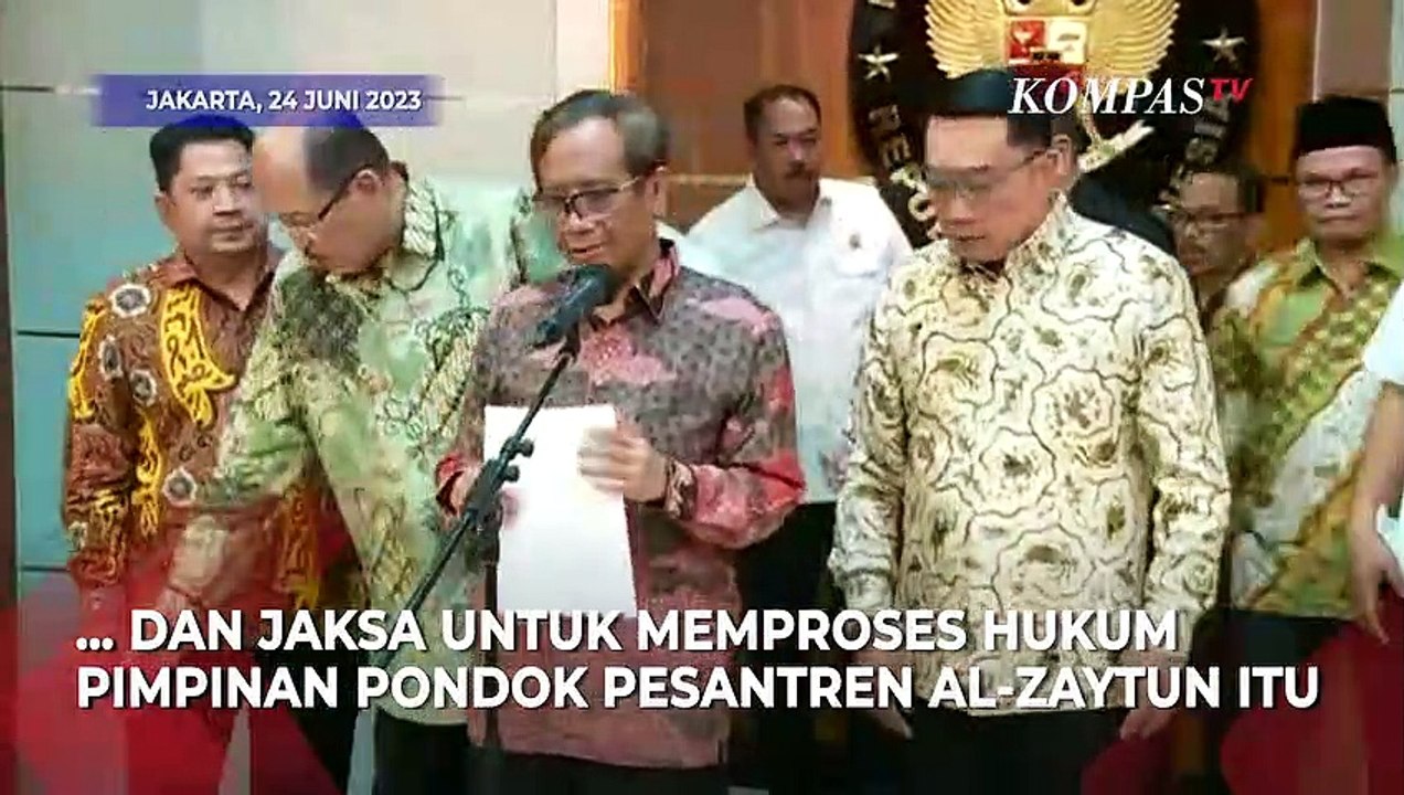 Kontroversi Al-Zaytun, MUI Dukung Menko Polhukam Proses Hukum Panji Gumilang