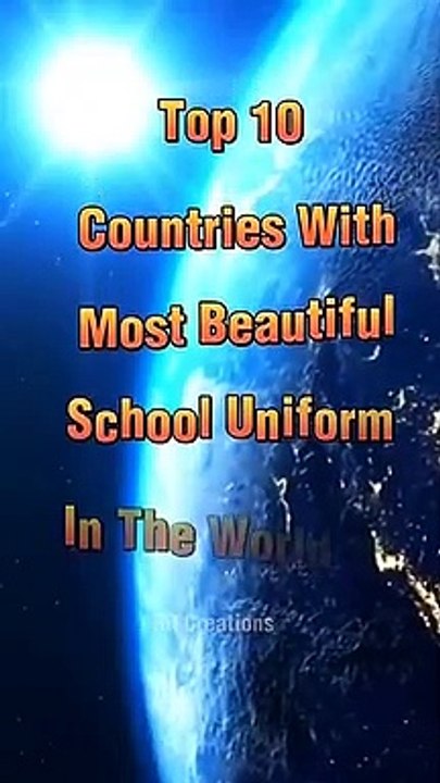 Top 10 Countries With Most Beautiful School Uniform #top10 #top #trending #ytshorts #shorts