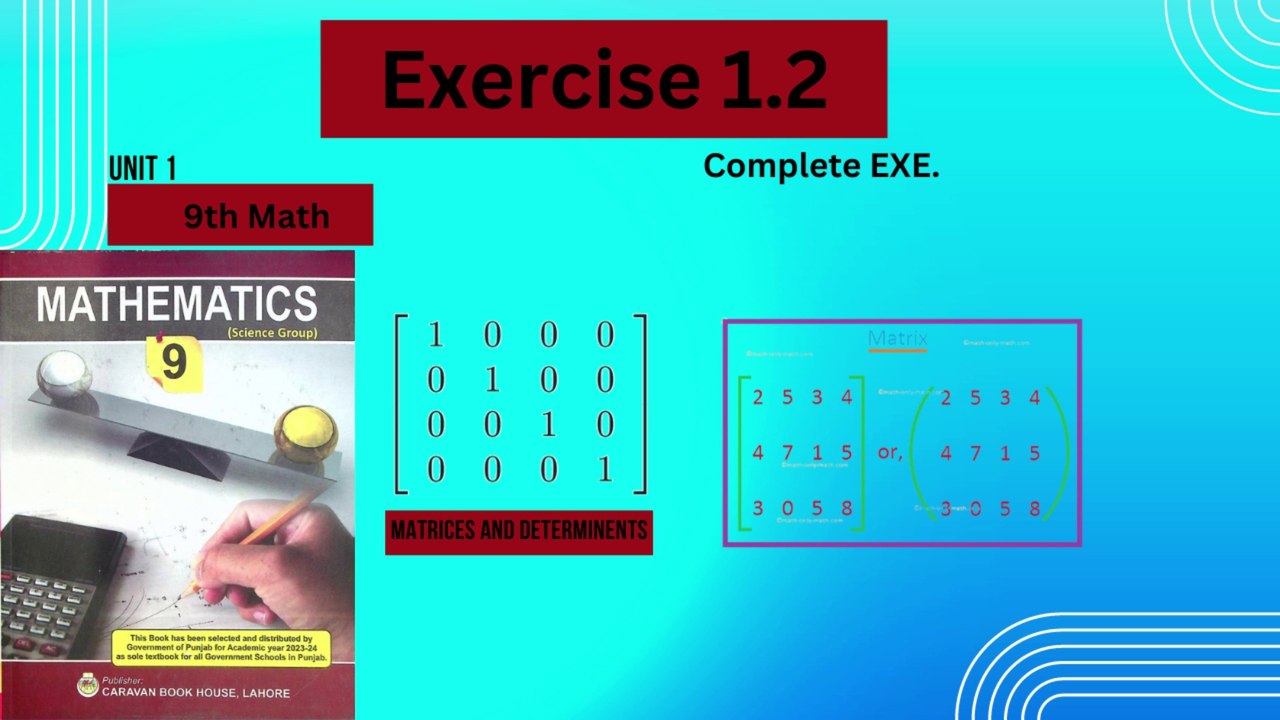 Exercise 1.2 || 9th Class Math Science Group