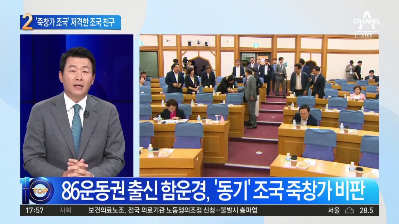 “쟤가 미쳤나”…조국 저격한 조국 친구