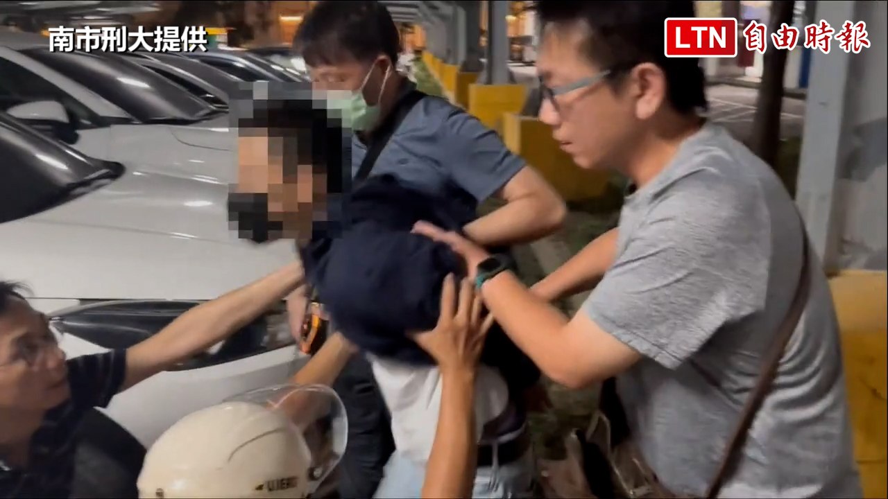 身背4條通   台南「新市豪哥」落網了（南市刑大提供）