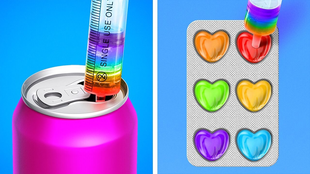 Awesome Food Tricks And Hacks. How To Sneak Candies And Food Anywhere