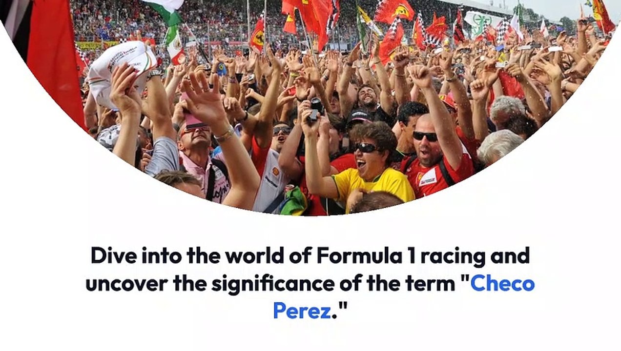 What Does Checo perez Mean?