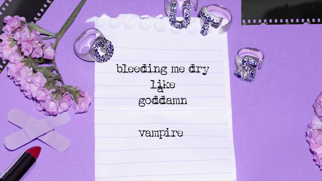 Olivia Rodrigo - vampire (Lyric Video)