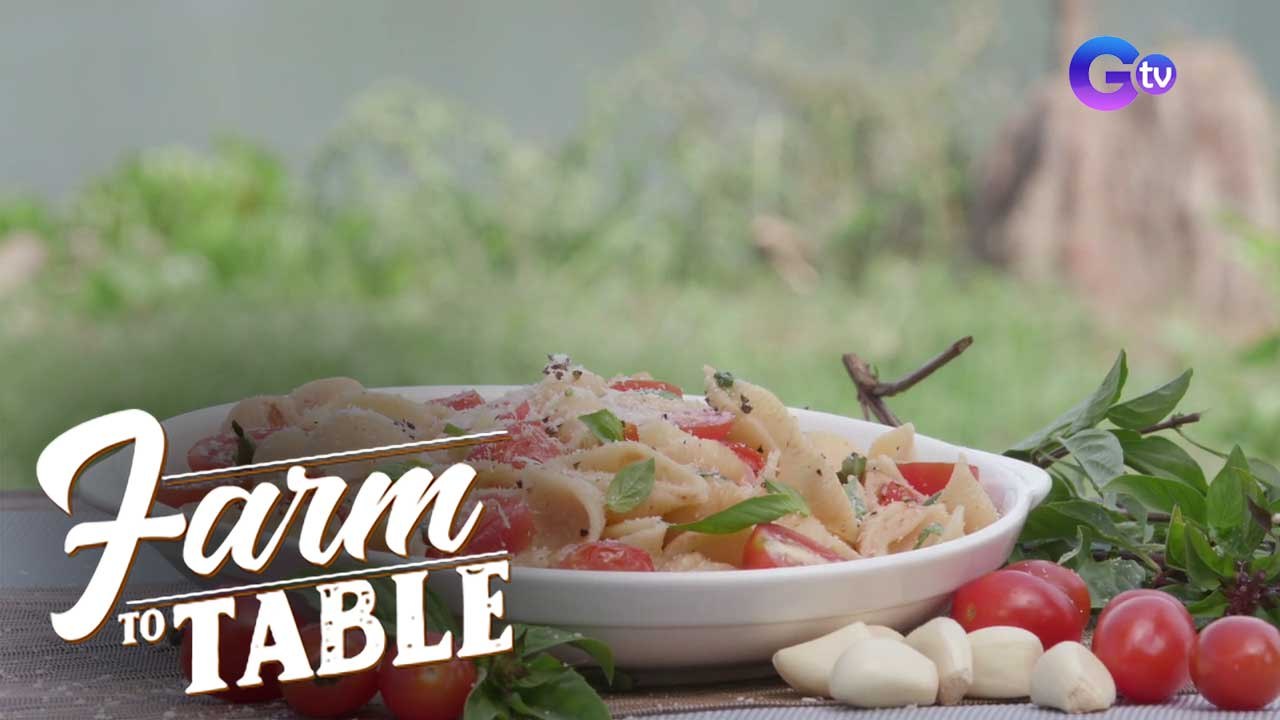 How to Make Basil Pasta Salad | Farm To Table