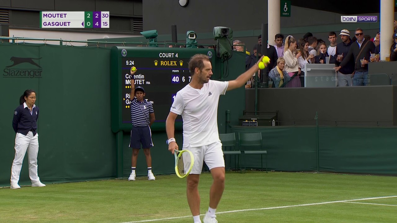 Richard Gasquet disjoncte et insulte le coach de Corentin Moutet