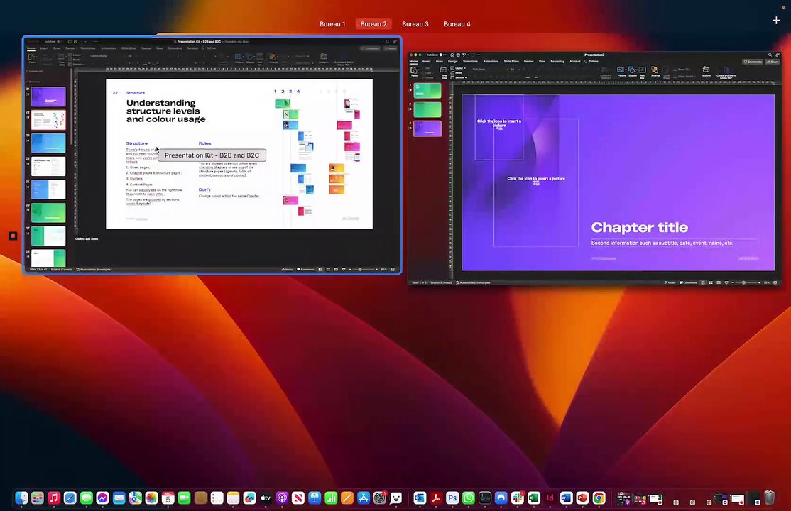 Creating and Organizing a Presentation from a PowerPoint Template