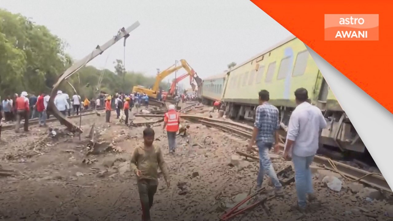 Nahas Kereta Api: Polis India tahan tiga pekerja kereta api