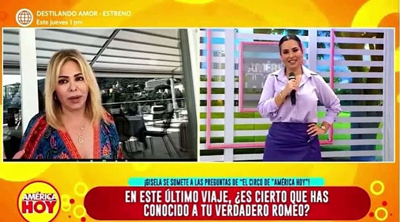 Gisela Valcárcel revela que usa Tinder