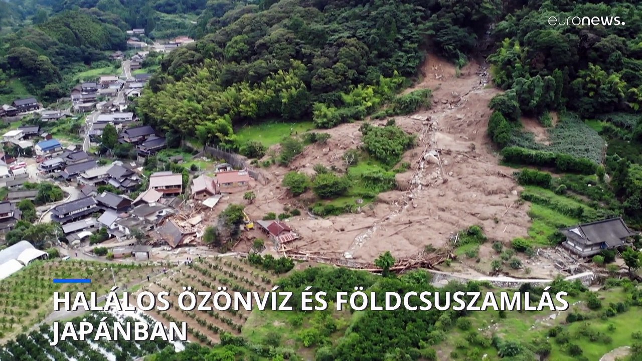 Japán: halálos áldozatai is vannak az özönvíznek
