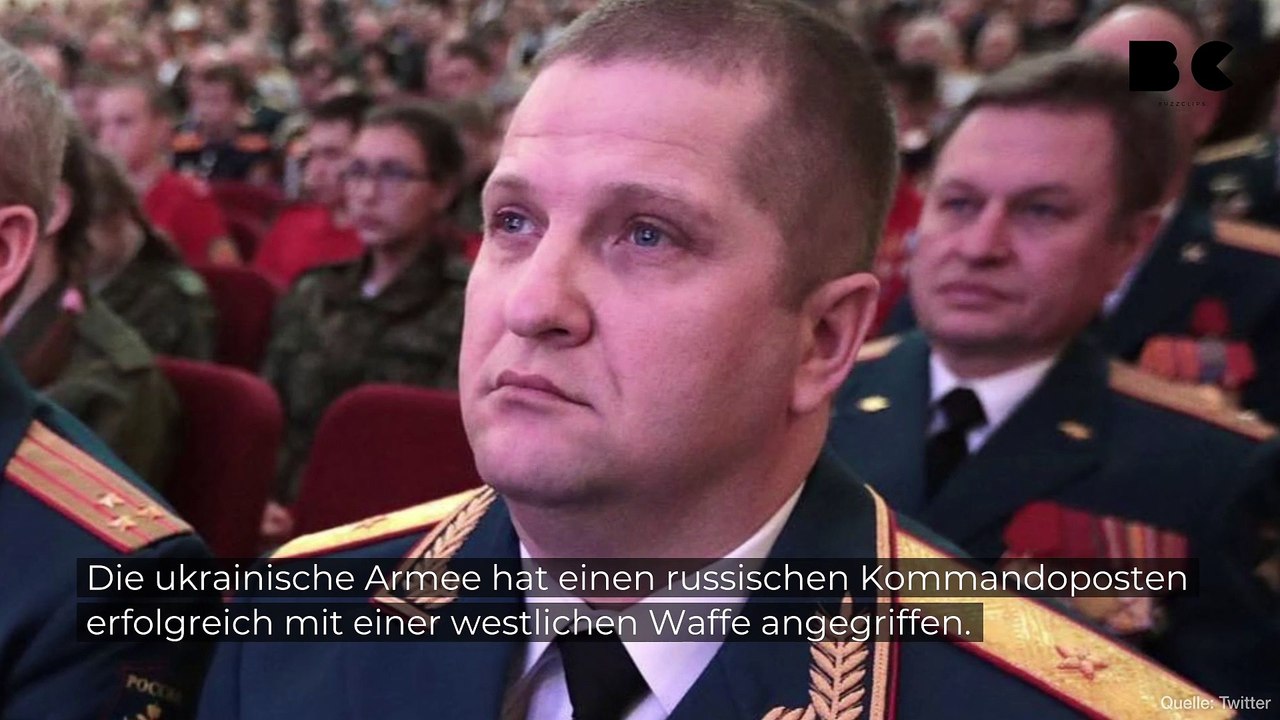 Ukraine tötet russischen Kommandeur mit "Storm Shadow"-Rakete