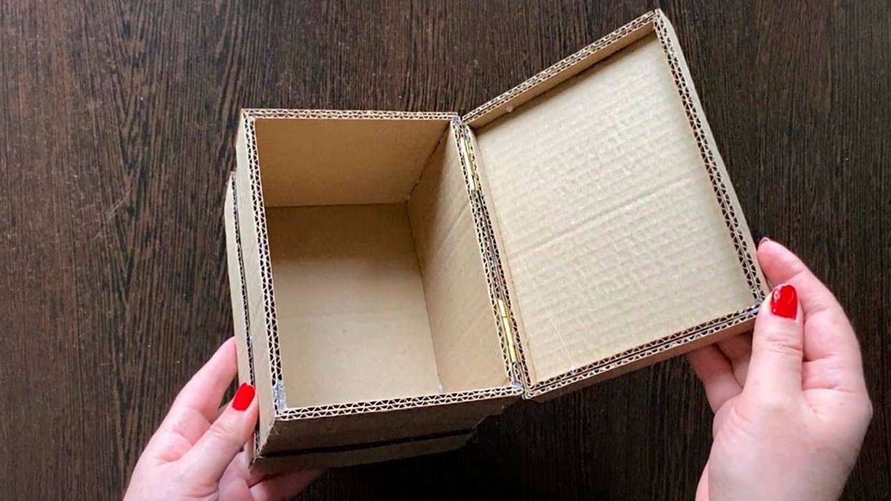 DIY Beautiful cardboard box | Cardboard idea