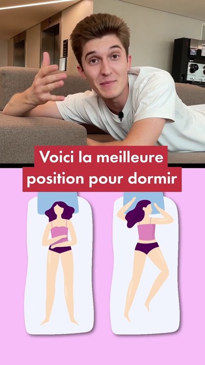 Voici la meilleure position pour dormir